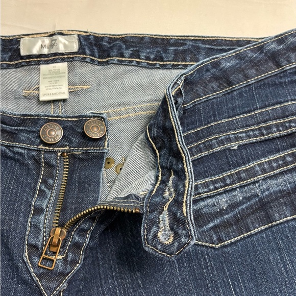 Metro 7 Dark Blue Straight Leg Jeans - Picture 6 of 10